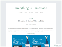 Tablet Screenshot of everythingishomemade.com